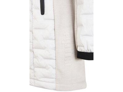 RH+ Damen Mantel Isolationsjacke 5 Elements Hybrid 3/4 Hoody Weiß