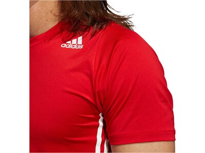 ADIDAS Herren T-Shirt "Freelift 3-Streifen" Rot