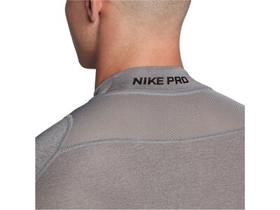 NIKE Herren Shirt "Nike Pro" Langarm Grau