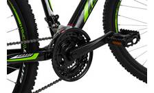 Vorschau: KS CYCLING MTB-Hardtail Mountainbike Hardtail 26 Zoll Sharp schwarz-gr?n