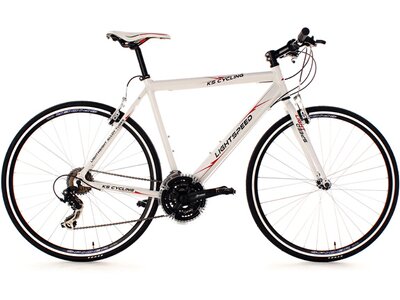 KS CYCLING Rennrad Fitnessrad 21 Gänge Fitness-Bike Lightspeed (White) 28 Zoll Pink