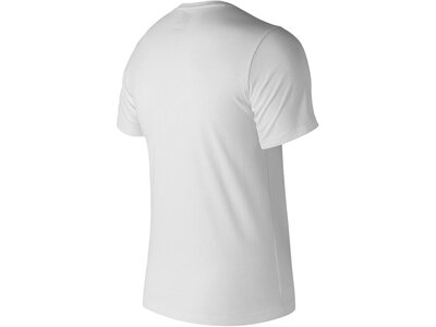 NEWBALANCE Herren T-Shirt "Essentials Stacked Logo Tee" Weiß