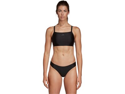 adidas Damen 3-Streifen Bikini Schwarz