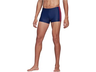 ADIDAS Herren Badeshorts "Fitness 3-Stripes Swim Boxer" Blau
