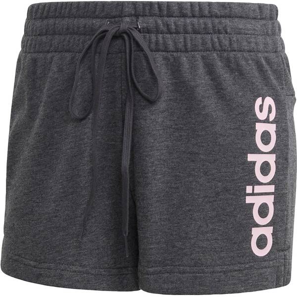 Hosen - ADIDAS Damen Sweatshorts Essentials Slim Logo Shorts › Grau  - Onlineshop Intersport