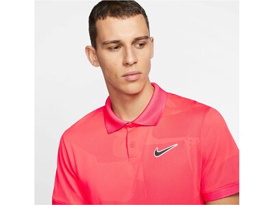 NIKE Herren Tennis-Poloshirt "Court Breathe Advantage" Kurzarm Rot