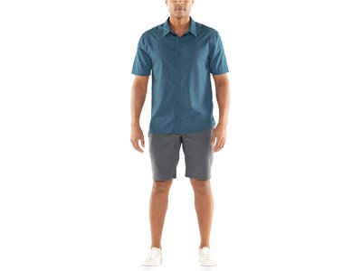 ICEBREAKER Herren Hemd "Cool-Lite Compass Short Sleeve" Regular Fit Kurzarm Blau