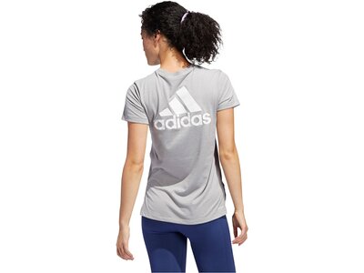 ADIDAS Damen Trainingsshirt "Go-To" Silber