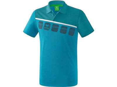 ERIMA Fußball - Teamsport Textil - Poloshirts 5-C Poloshirt Kids Blau