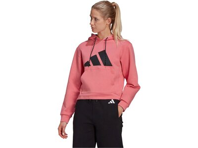 ADIDAS Damen Sweatshirt mit Kapuze Pink