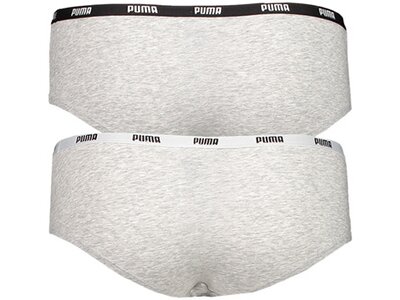PUMA Underwear - Boxershorts Iconic Hipster 2er Pack Damen Grau