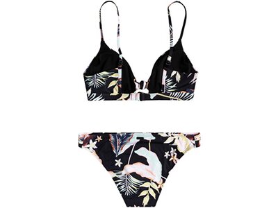 ROXY Damen Athletic-Bikini-Set Printed Beach Classics Schwarz
