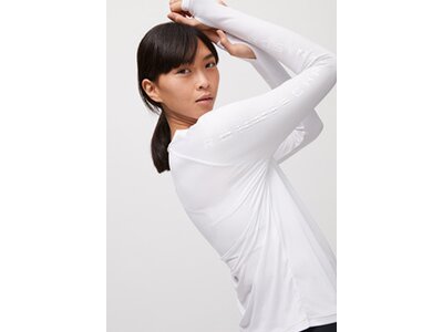 RÖHNISCH Damen Shirt Active Logo Long Sleeve Weiß