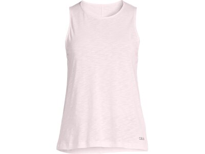 CASALL Damen Shirt Soft Texture Tank Pink