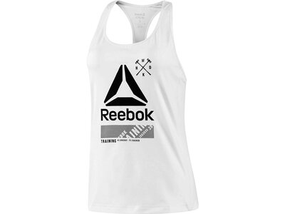 REEBOK Damen Trainingssshirt ärmellos / Trainingstank Active Chill Graphic Tank Grau