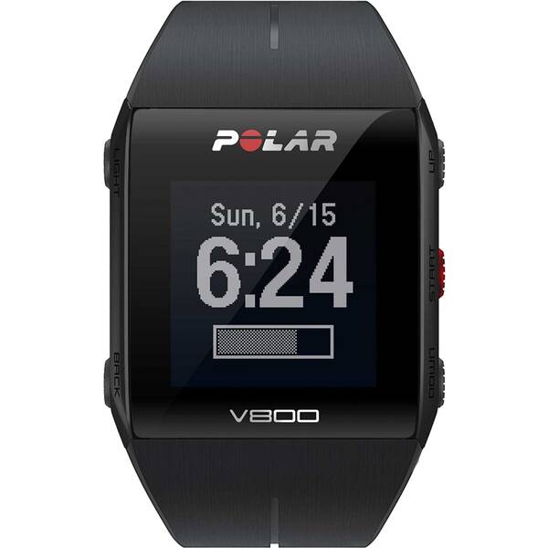 POLAR GPS Multifunktionsuhr V800 Black HR