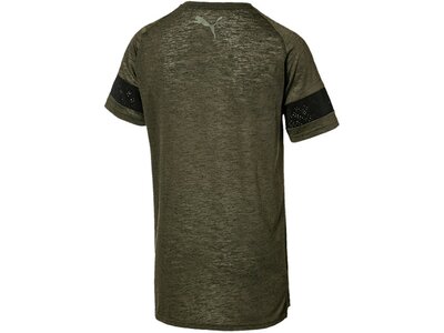 PUMA Herren Trainingsshirt Energy Raglan T-Shirt Grau