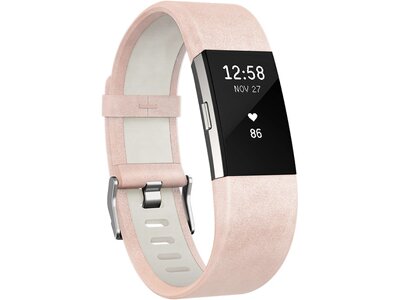 FITBIT fitbit Leder Band, Blush Pink Small für CHARGE2 Pink